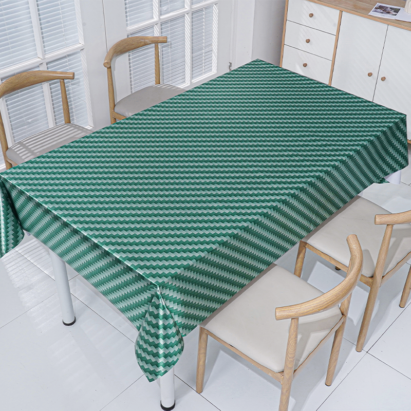 Minimal Diagonal Texture PVC Tablecloth 