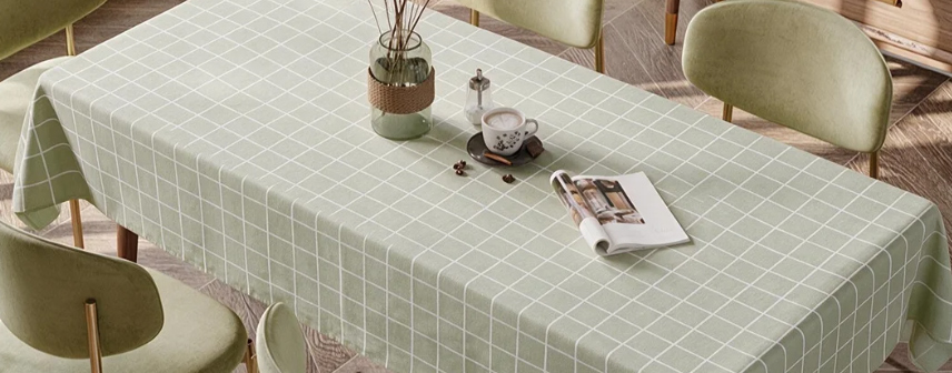 Advantages of PVC tablecloth.