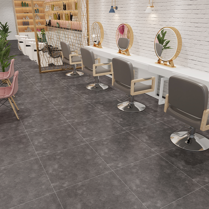 Dark Grey Veined Marble LVT Flooring Sticker