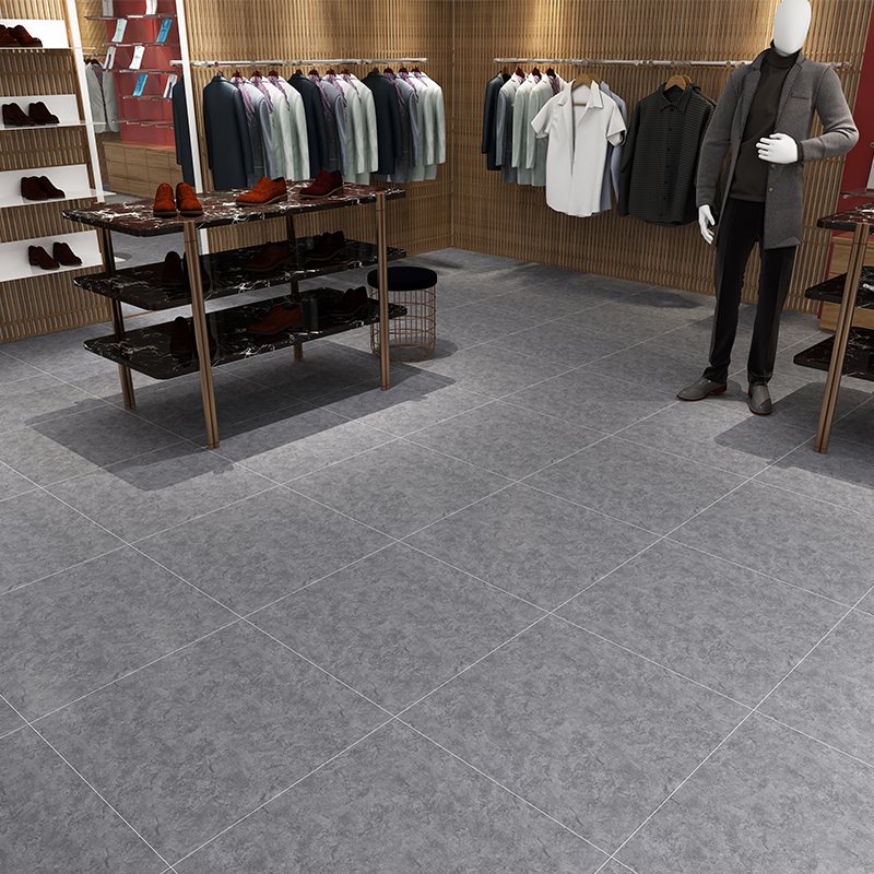 Light Grey Matte Marble LVT Flooring Sticker