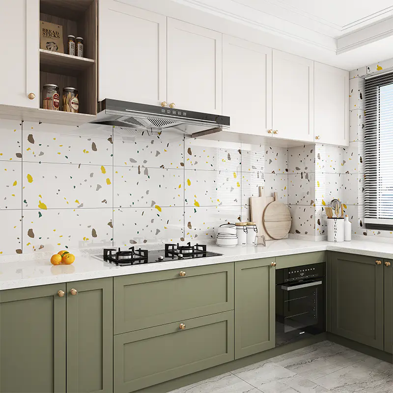 Color Terrazzo Marble Wall Decoration Sticker 