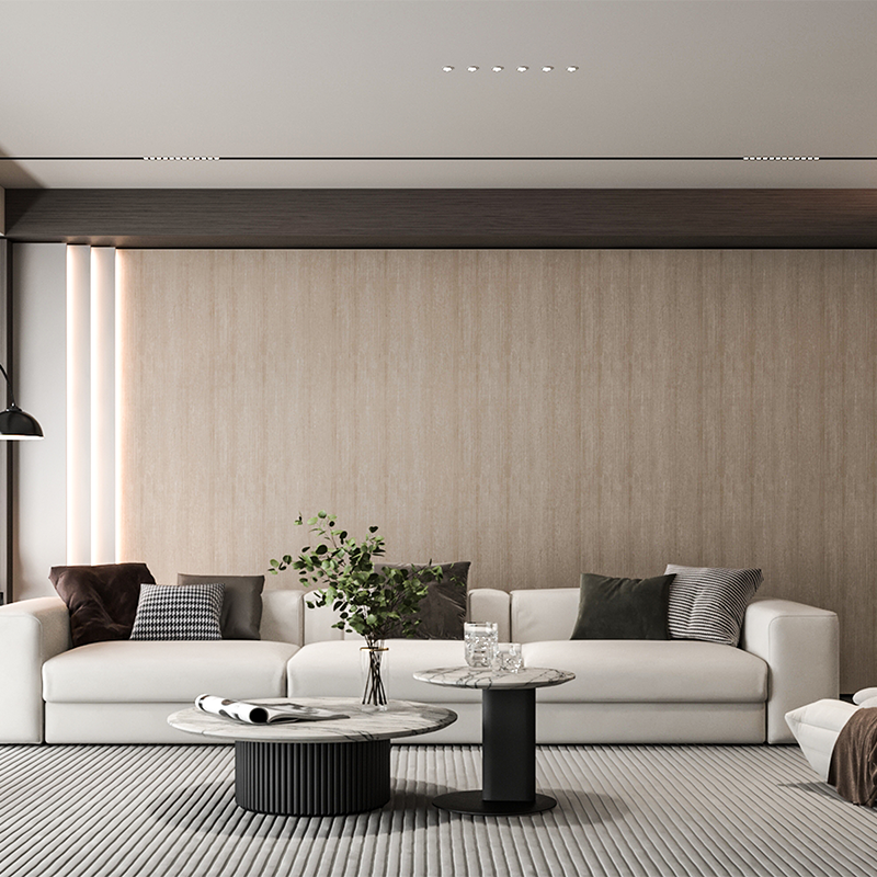 Straight Wood Wall Decoration Sticker 