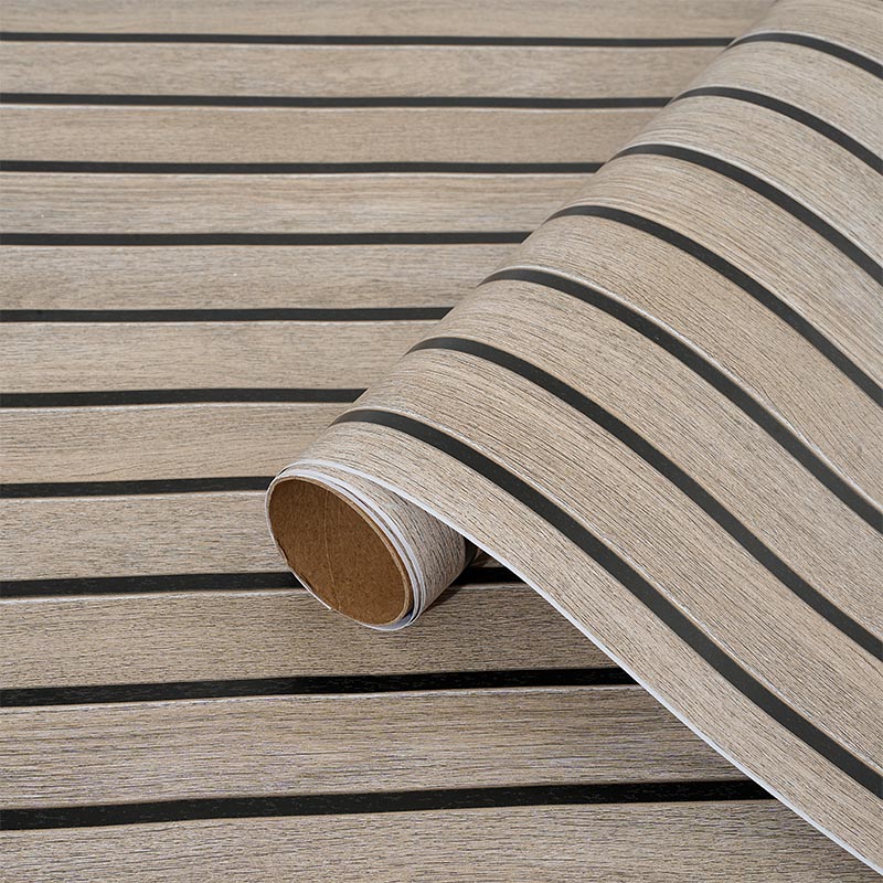 Fluted Wood PVC Self-Adhesive Foil