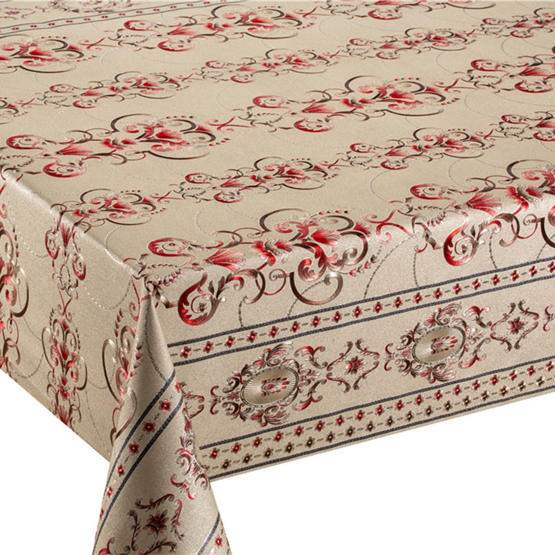 Scroll Motif PVC Tablecloth
