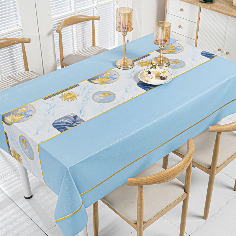 Golden Ginkgo PVC Tablecloth