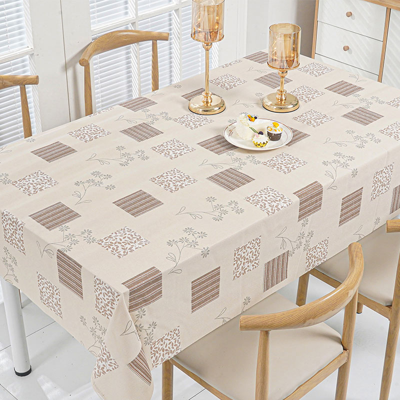 Square Patchwork PVC Tablecloth 