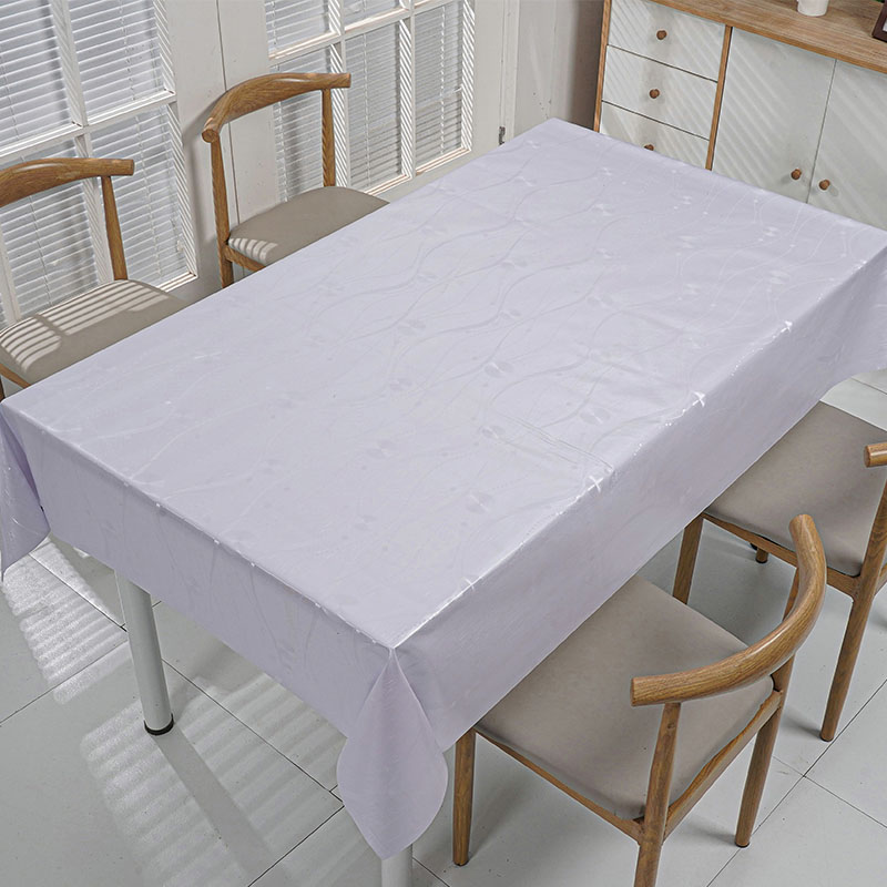 Flowing Wavy PVC Tablecloth 