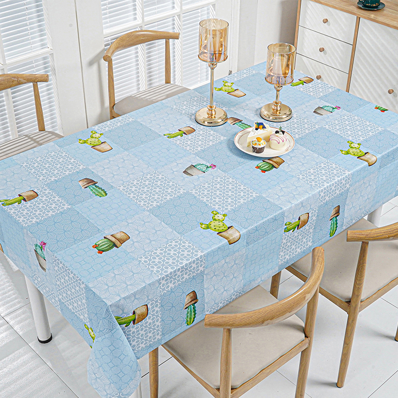 Cactus Patch PVC Tablecloth