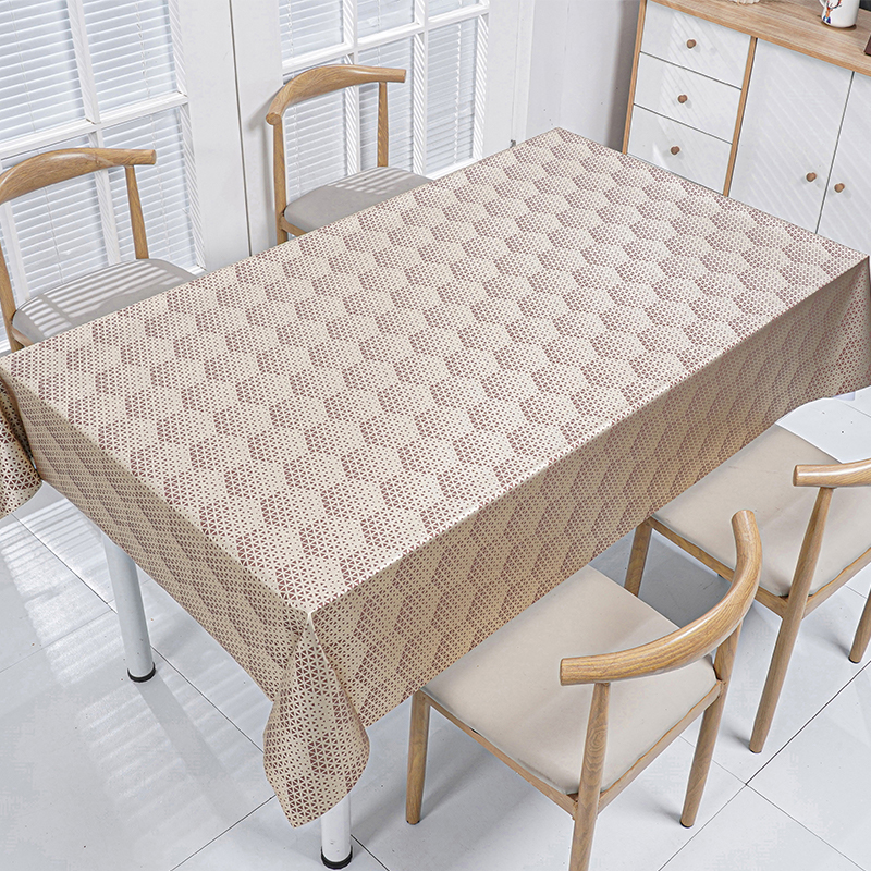 Geometric Mesh PVC Tablecloth