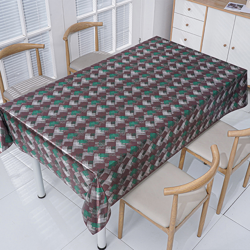 Brush Block PVC Tablecloth
