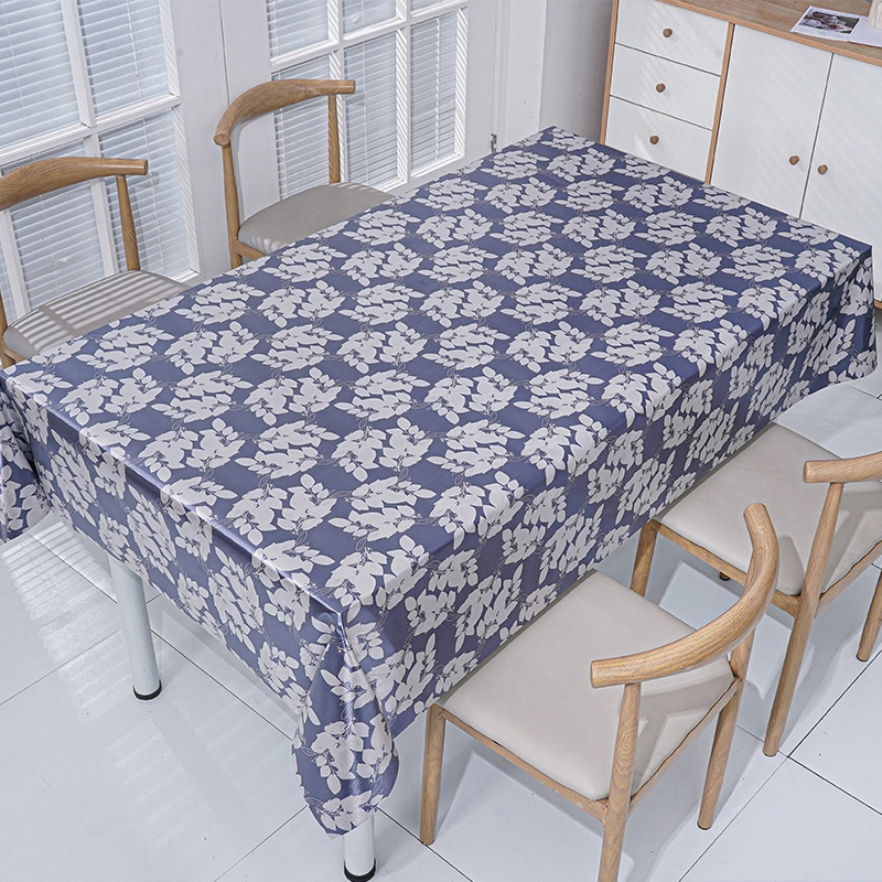 Dense Floral PVC Tablecloth